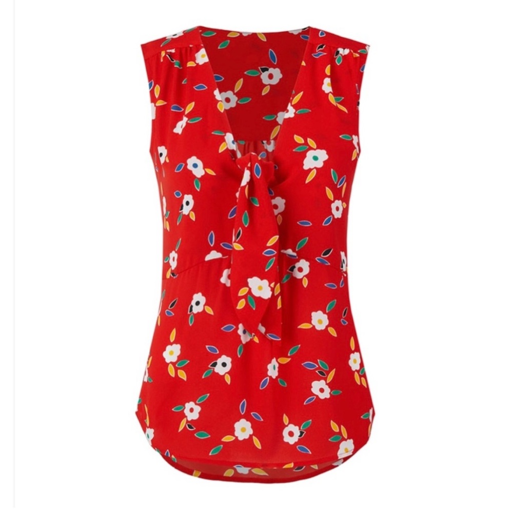 CAbi 5734 tied up top red